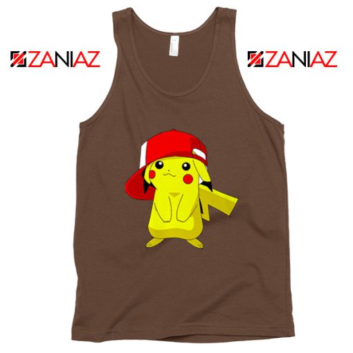 Ash's Pikachu Cute Hat Tank Top