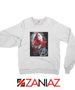 Avengers Endgame Sweatshirt Captain Marvel Sweatshirt Size S-2XL White