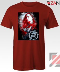 Avengers Endgame T-shirt Captain Marvel Best Tshirt Size S-3XL Red