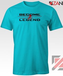 Become A Legend T-Shirt Marvel Avengers Endgame Best Tee Shirt Light Blue