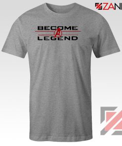 Become A Legend T-Shirt Marvel Avengers Endgame Best Tee Shirt Sport Grey