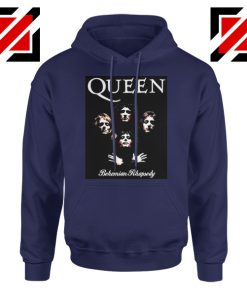 Bohemian Rhapsody Hoodie Queen Band Best Hoodie Size S-2XL Navy Blue