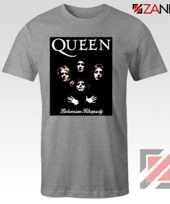 Bohemian Rhapsody T Shirt Queen Band Cheap T Shirt Size S-3XL Sport Grey