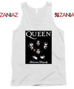 Bohemian Rhapsody Tank Top Queen Band Best Tank Top Size S-3XL White