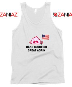 Buy Blobfish Tank Top Funny Animal Tank Top Size S-3XL White