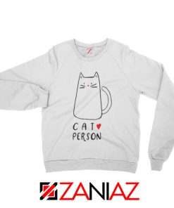 Buy Cat Lovers Sweatshirt Best Animal Sweatshirt Size S-2XL White