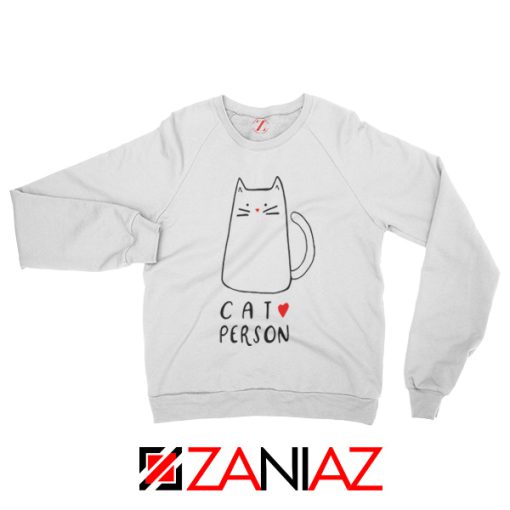 Buy Cat Lovers Sweatshirt Best Animal Sweatshirt Size S-2XL White