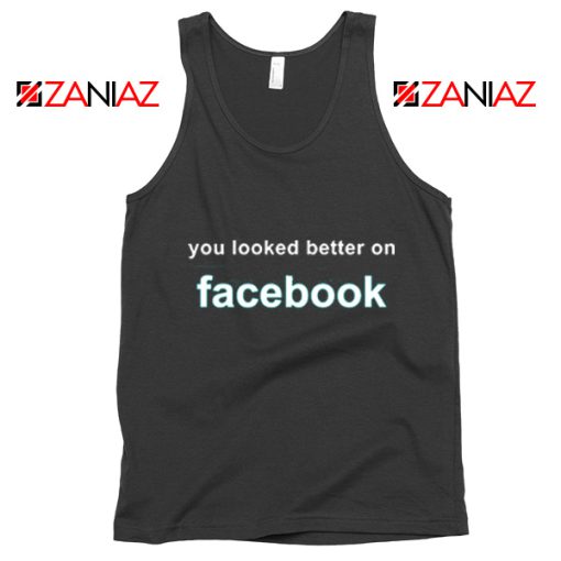 Relaxed With Facebook Funny Quote Tank Top