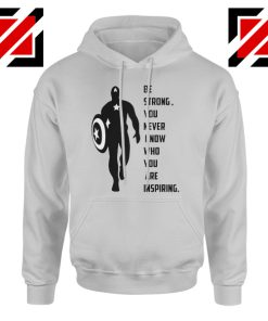 Captain America Quote Hoodie Marvel Film Cheap Hoodie Size S-2XL Sport Grey