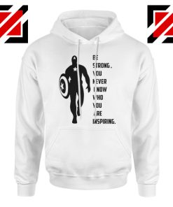 Captain America Quote Hoodie Marvel Film Cheap Hoodie Size S-2XL White