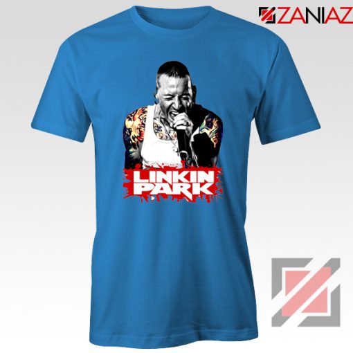 Chester Bennington Blue Tshirt