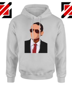 Chester Charles Bennington Sport Grey Hoodie