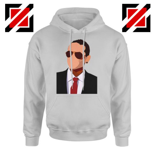 Chester Charles Bennington Sport Grey Hoodie