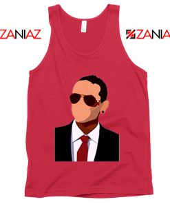 Chester Charles Bennington Red Tank Top