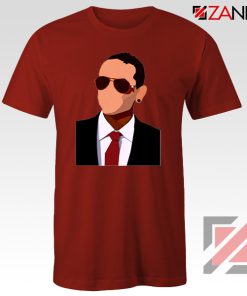 Chester Charles Bennington Tshirt American Singer T-shirt Size S-3XL Red