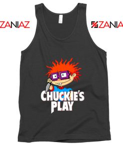 Chuckies Play Tank Top Rugrats Chuckie's Tank Top Size S-3XL Black