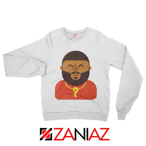 DJ Khaled Sweatshirt American DJ Best Sweatshirt Unisex Adult White