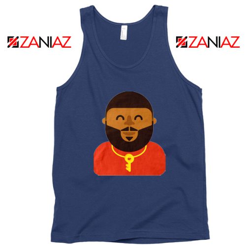 DJ Khaled Tank Top American DJ Best Tank Top Unisex Size S-3XL Navy