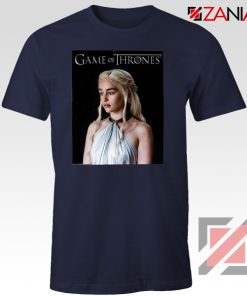 Daenerys Targaryen Tee Shirt Game of Thrones Tshirt Size S-3XL Navy Blue