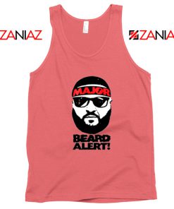 Dj Khaled Beard Alert Mens Tank Top American DJ Gift Tank Top Coral