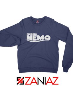 Finding Nemo Movie Logo Sweatshirt Disney Pixar Sweatshirt Size S-2XL Navy