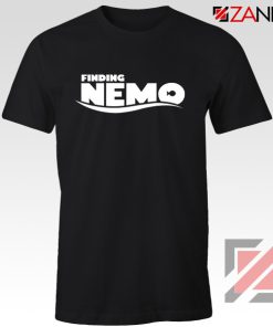 Finding Nemo Movie Logo T-Shirt Disney Pixar T-Shirt Size S-3XL Black