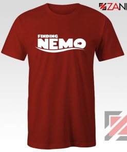 Finding Nemo Movie Logo T-Shirt Disney Pixar T-Shirt Size S-3XL Red