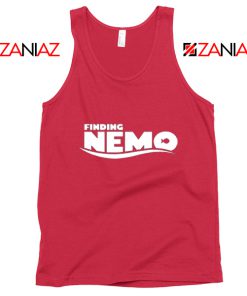 Finding Nemo Movie Logo Tank Top Disney Pixar Tank Top Size S-3XL Red