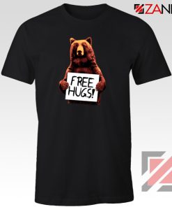 Free Hugs T-shirt Best Animal Lover Tee Shirt Size S-3XL Black