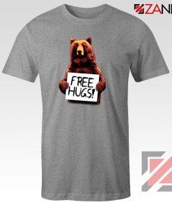 Free Hugs T-shirt Best Animal Lover Tee Shirt Size S-3XL Sport Grey