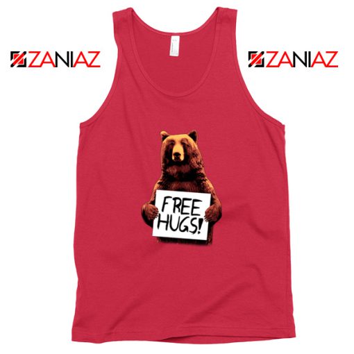 Funny Bear Free Hugs Tank Top