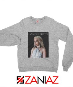 Game of Thrones Daenerys Sweatshirt Women's Sweatshirt Size S-2XL Sport Grey