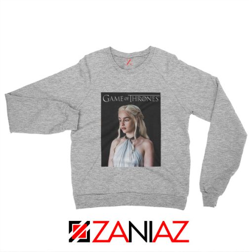 Game of Thrones Daenerys Sweatshirt Women's Sweatshirt Size S-2XL Sport Grey