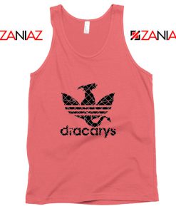 Game of Thrones Tank Top Logo Dracarys Cheap Tank Top Size S-3XL Coral