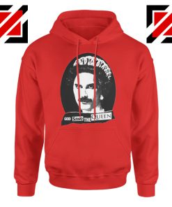 God Save The Queen Hoodie British Rock Band Hoodie Size S-2XL Red