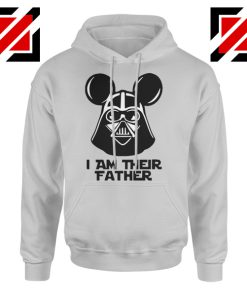 I Am Their Father Nice Hoodie Star Wars Disney Mickey Size S-2XL Sport Grey