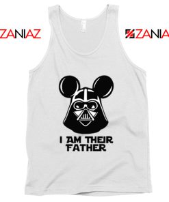 I Am Their Father Nice Tank Top Star Wars Disney Mickey Size S-3XL White