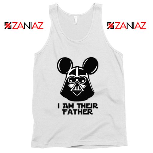 I Am Their Father Nice Tank Top Star Wars Disney Mickey Size S-3XL White