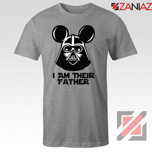 I Am Their Father Nice Tshirt Star Wars Disney Mickey Size S-3XL Grey