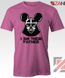 I Am Their Father Nice Tshirt Star Wars Disney Mickey Size S-3XL Pink