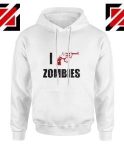 I Heart Zombies Hoodie The Walking Dead Cheap Hoodie Size S-2XL White