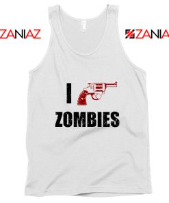 I Heart Zombies Tank Top The Walking Dead Tank Top Size S-3XL White