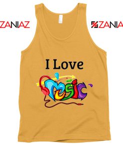 I Love Music Tank Top The Best Music Festival Tank Top Size S-3XL Sunshine