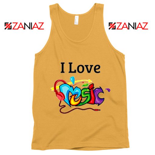 I Love Music Tank Top The Best Music Festival Tank Top Size S-3XL Sunshine