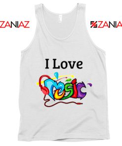 Funny I Love Music Tank Top