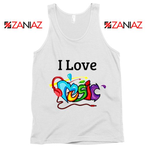 Funny I Love Music Tank Top