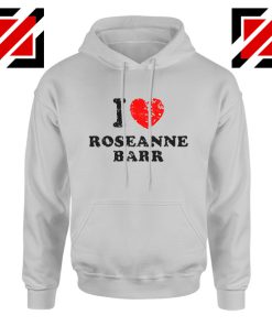 I Love Roseanne Barr Hoodie Television Sitcom Roseanne Hoodie Sport Grey