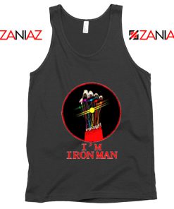 I'M Iron Man Tony Stark Infinity Gauntlet Best Tank Tops Size S-3XL Black