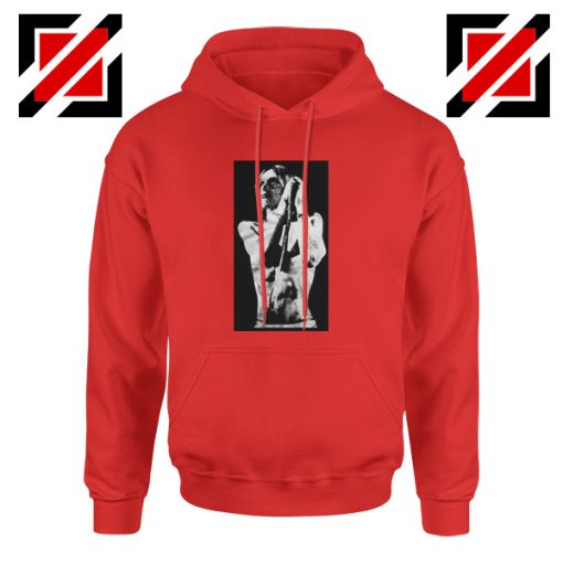 Iggy Pop Performance Music Concert Cheap Best Hoodie Size S-2XL Red