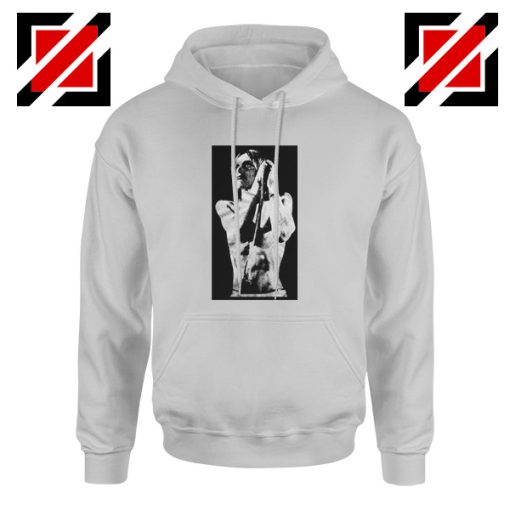 Iggy Pop Performance Music Concert Cheap Best Hoodie Size S-2XL Sport Grey